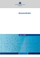 Cover page of the Economic Bulletin